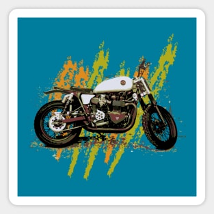 Cafe racer motorbike club Magnet